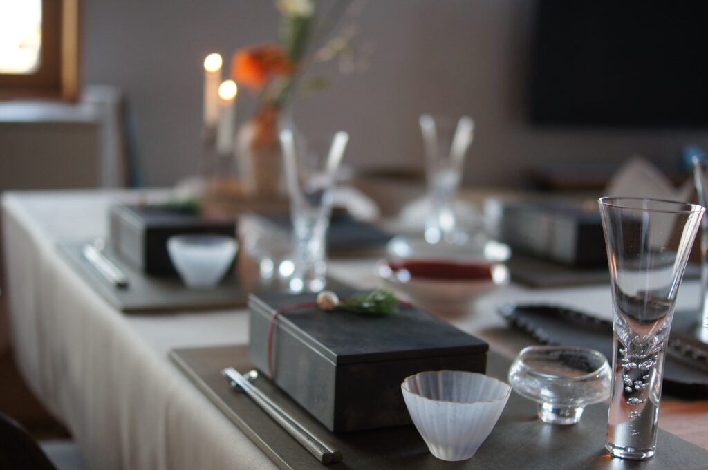 お正月テーブルコーディネート